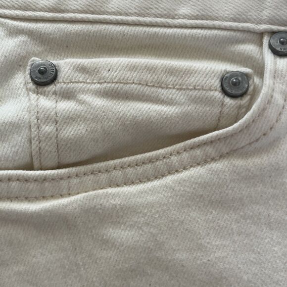 Outerknown OK S.E.A. Jeans Fillmore Natural Boyfriend Shorts Size 26 NEW - Picture 14 of 15